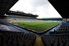 LEEDS, ENGLAND - JUNE 27: A general view inside the stadium ahead of the Sky Bet Championship match between Leeds United and Fulham at Elland Road on June 27, 2020 in Leeds, England. (Photo by George Wood/Getty Images)