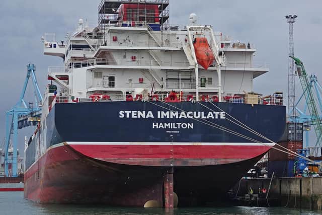The Stena Immaculate oil tanker is believed to have been carrying  220,000 barrels of jet fuel.