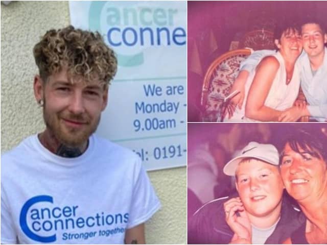 Cancer Connections volunteer Kris Lee lost his mum Joyce Davis to breast cancer in 2006.