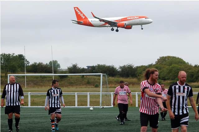 The match was held at Druid Park in Newcastle.