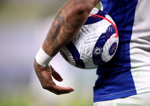 Premier League match ball. (Photo by Alex Pantling/Getty Images)