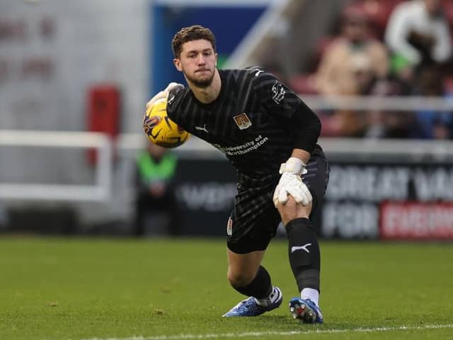 Goalkeeper Max Thompson has returned to Newcastle United at the end of his loan spell with the Cobblers (Picture: Pete Norton/Getty Images)