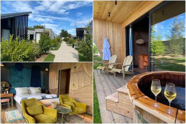 The new Cabin Walk at Newton Hall, near Alnwick, Northumberland
