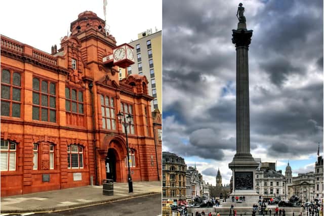 Lee Nelson will run from Jarrow Town Hall to Trafalgar Square in just three days. JPI/Google images.