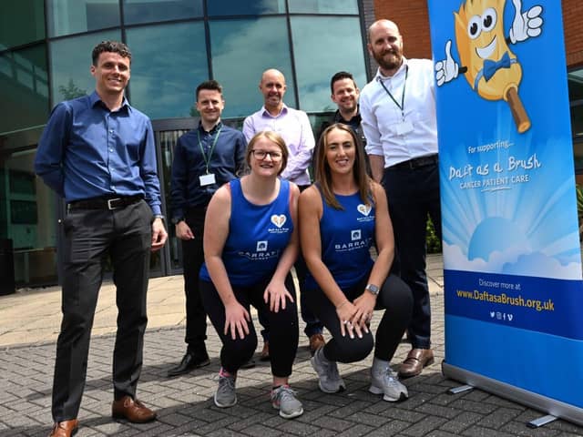 Barratt Homes employees are raising money for Daft as a Brush charity in The Great North Run