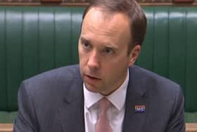 Health Secretary Matt Hancock. Picture: PA Wire.