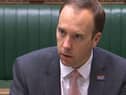 Health Secretary Matt Hancock. Picture: PA Wire.