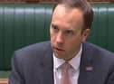 Health Secretary Matt Hancock. Picture: PA Wire.