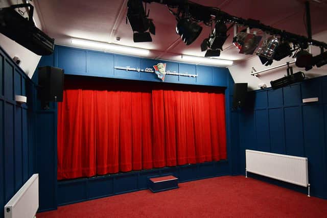 The revamped floor and stage of the Little Theatre, Cleadon.  Picture by FRANK REID.
