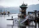 Vanguard-class submarine HMS Vigilant, one of the UK's four nuclear warhead-carrying submarines, at HM Naval Base Clyde. The issue of the UK's nuclear warheads stockpile has been back in the headlines during March 2021.
