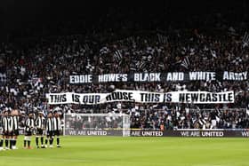 St James's Park banner. (Photo by George Wood/Getty Images)