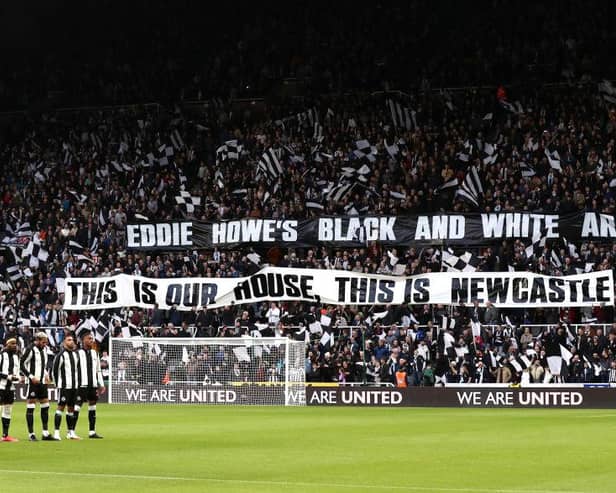 St James's Park banner. (Photo by George Wood/Getty Images)