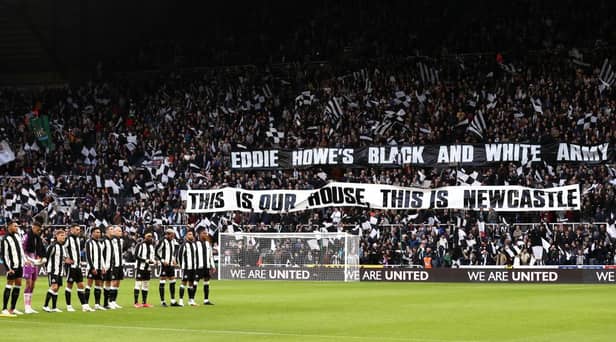 St James's Park banner. (Photo by George Wood/Getty Images)