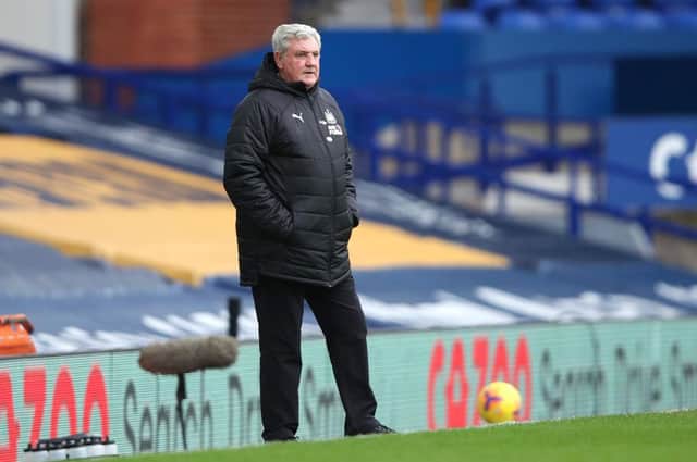 Steve Bruce, Manager of Newcastle United. (Photo by Clive Brunskill/Getty Images)