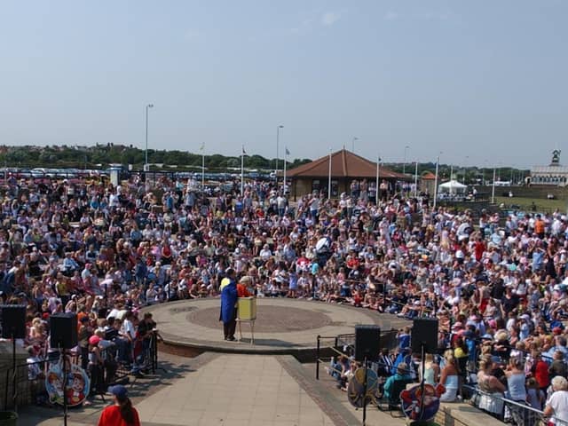 Crowds at a previous event at the amphitheatre.