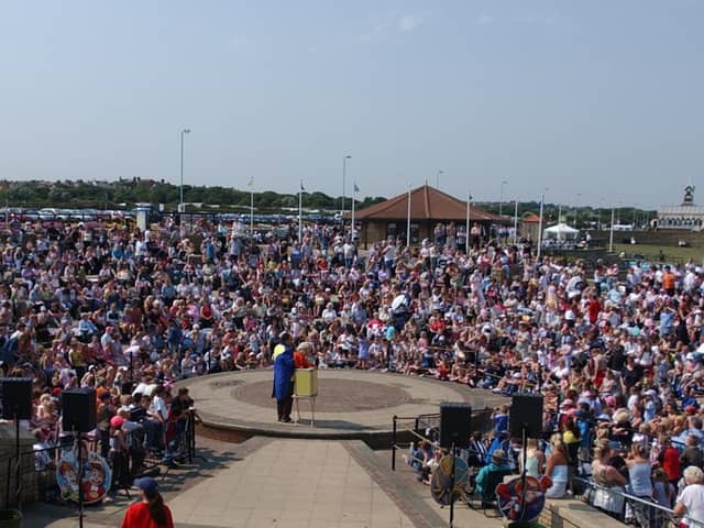 Crowds at a previous event at the amphitheatre.