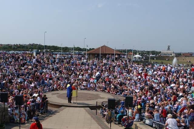 Crowds at a previous event at the amphitheatre.