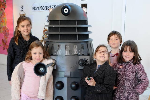 Children enjoyed meeting Dalek Bruce at Bede's World in 2013. Recognise anyone?