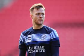 Todd Kane of Queens Park Rangers looks on as he warms up prior to the Sky Bet Championship match between Bristol City and Queens Park Rangers at Ashton Gate.