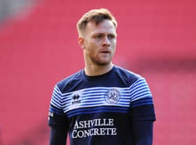 Todd Kane of Queens Park Rangers looks on as he warms up prior to the Sky Bet Championship match between Bristol City and Queens Park Rangers at Ashton Gate.