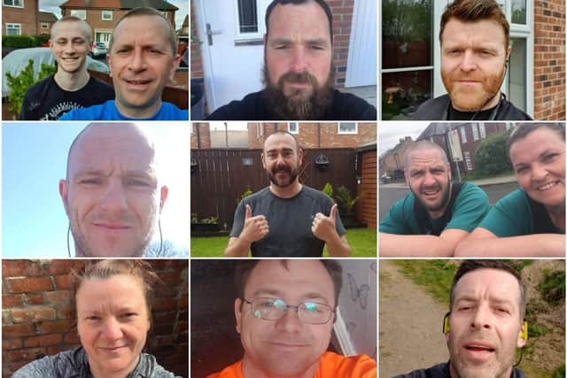 Simon Atkins, Andrew Lowery, Paul Middleton, James Middleton, Alan Kinsey, Chris Hope, Sarah Hope, Aidan McCaffery, Peter McCall,  Carol Barron and Kevin Straugheir are running 10k every day to raise funds for much-needed PPE.