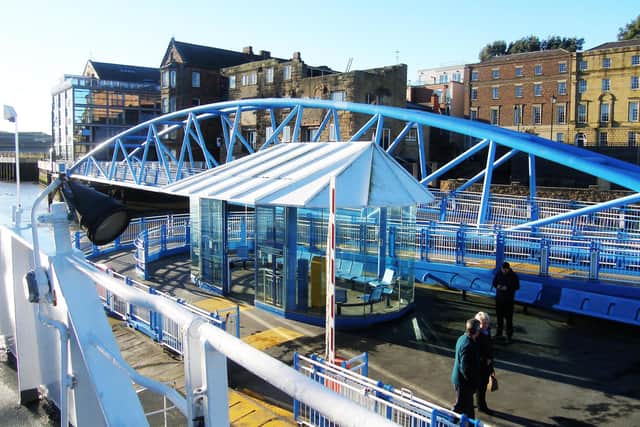 The are plans to move the ferry's north landing to Western Quay