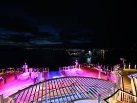 Iona sets sail from Southampton
