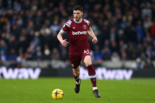 West Ham’s disappointing season means Rice is likely to leave the London Stadium in the summer as the Hammers’ hopes of qualifying for European football fade. Arsenal have been made bookies’ favourites for his signature.