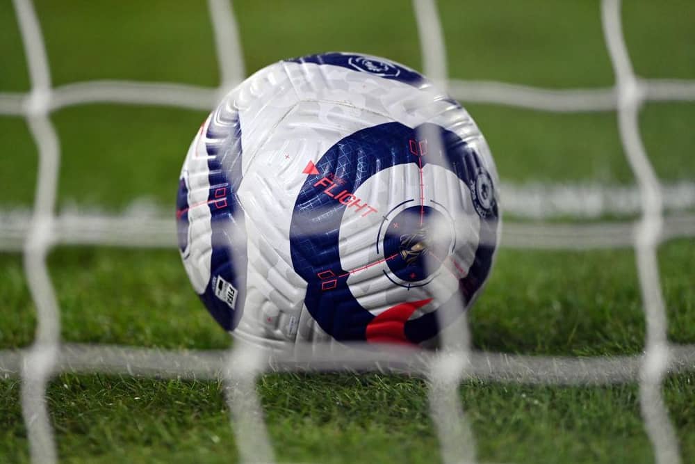Premier League match ball. (Photo by Laurence Griffiths/Getty Images)