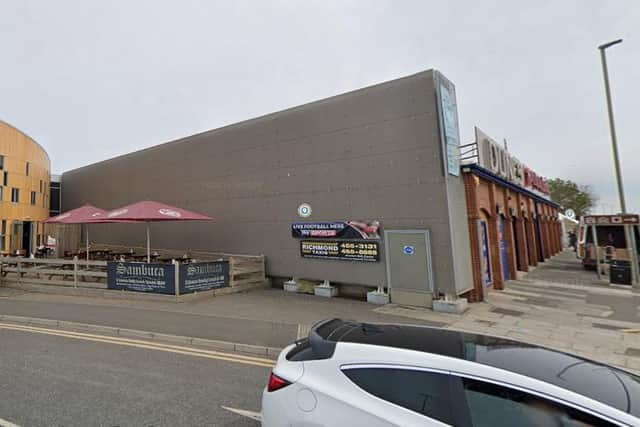 Proposed site for hot food takeaway units outside Dunes Amusements, South Shields.