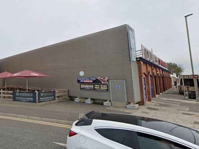 Proposed site for hot food takeaway units outside Dunes Amusements, South Shields.