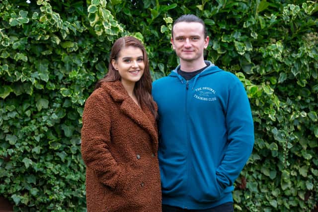 Sunderland University students Katie Stubbs and Declan Marshall who have set up their own business The Magical Moment during lockdown.