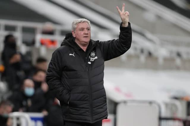 Newcastle United head coach Steve Bruce. (Photo by Richard Sellers - Pool/Getty Images)