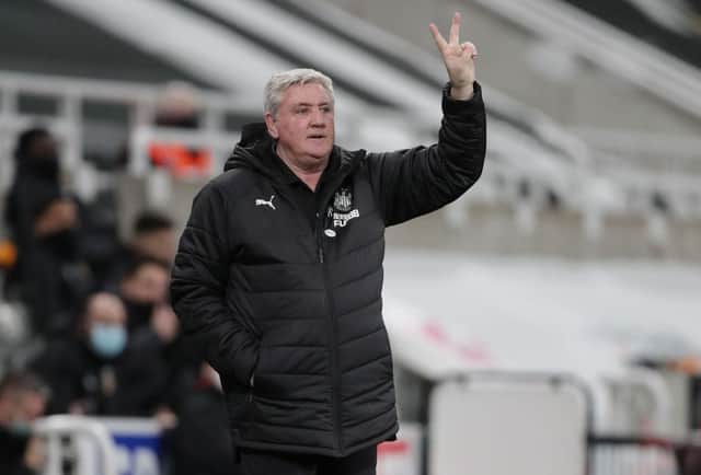 Newcastle United head coach Steve Bruce. (Photo by Richard Sellers - Pool/Getty Images)