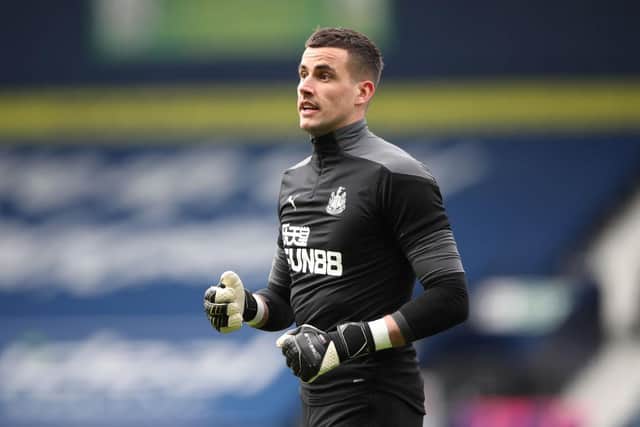 Newcastle United goalkeeper Karl Darlow has opened up on his battle with Covid-19. (Photo by Nick Potts - Pool/Getty Images)