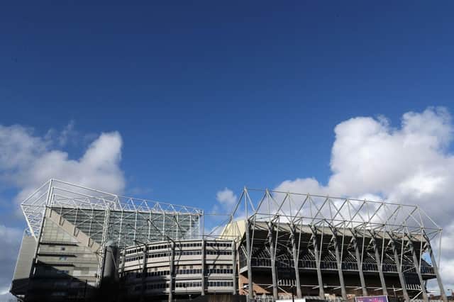 NEWCASTLE UPON TYNE, ENGLAND - FEBRUARY 29: A general view outside the stadium prior to the Premier League match between Newcastle United and Burnley FC at St. James Park on February 29, 2020 in Newcastle upon Tyne, United Kingdom.  (Photo by Alex Livesey/Getty Images)