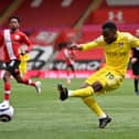 Ademola Lookman has been linked with a move to Newcastle United (Photo by Justin Setterfield/Getty Images)