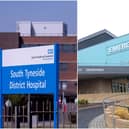 Rest areas are being set up at hospitals in South Shields and Sunderland as the NHS prepares for a peak in deaths caused by coronavirus.