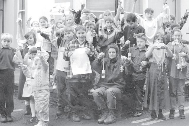 Back to February 1995 and these youngsters made seed cakes, monkey nut kebabs and suet surprise cakes for bird tables at Hartlepool Museum during a Saturday morning event. Are you pictured?