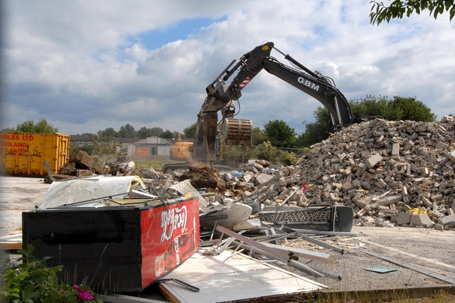 Kwik Save faced the bulldozers on the Parkway Estate in South Shields in 2010.