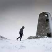 A warning for snow and ice is in place