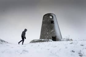 A warning for snow and ice is in place