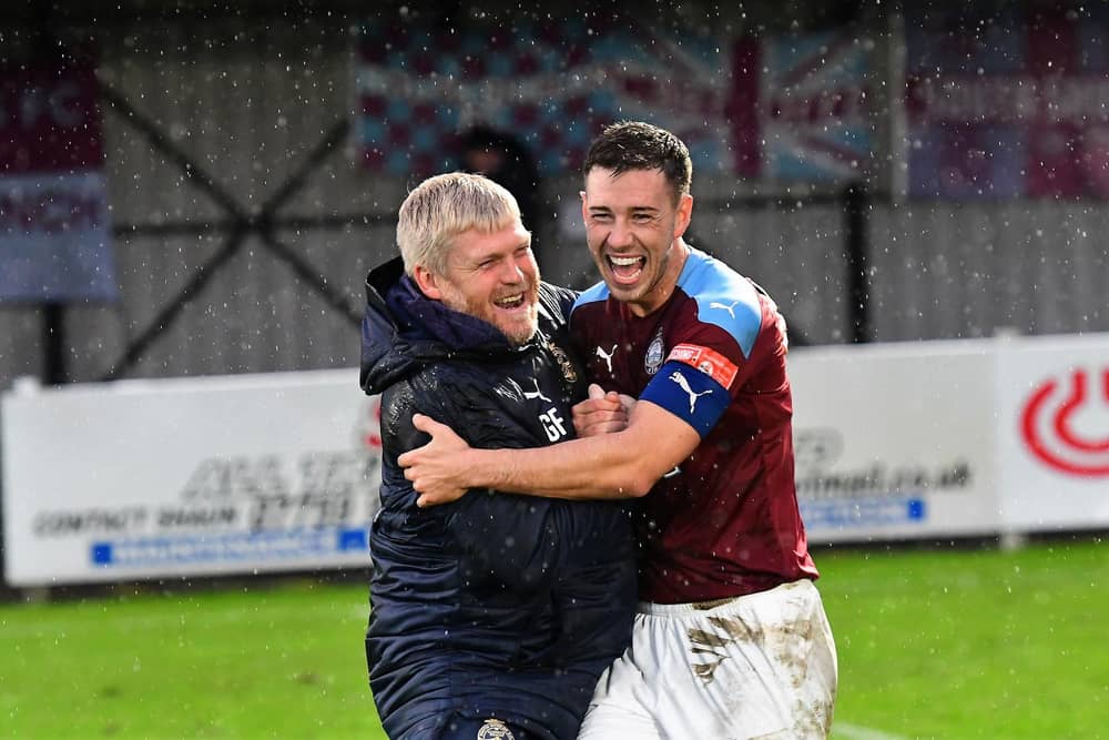 South Shields joint manager Graham Fenton (pic via Kev Wilson).