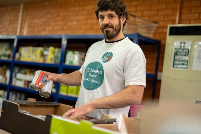 Hospitality and Hope's team put together 100 food packages for in-need families across the borough this Christmas