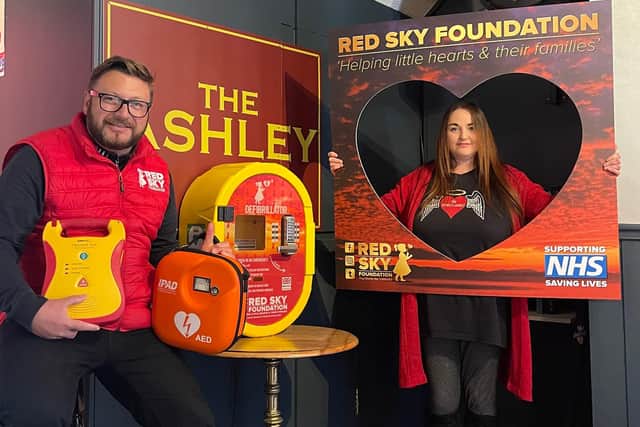 Sergio Petrucci, founder of the Red Sky Foundation (left), at the Ashley pub in South Shields.