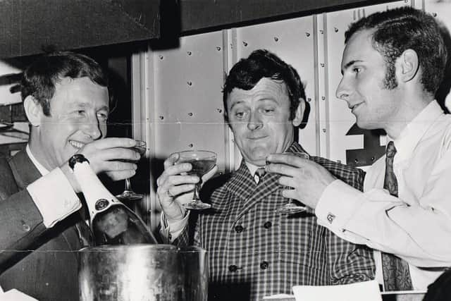 Wee Willie Harris with Stan Henry at the Latino. Photo: Freddie Mudditt (Fietscher Fotos).