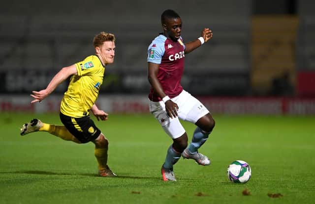 Newcastle United reportedly failed with a late move to sign Aston Villa's Marvelous Nakamba on loan. (Photo by Laurence Griffiths/Getty Images)
