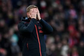 Eddie Howe saw his side fall to another defeat at The Emirates (Photo by Shaun Botterill/Getty Images)
