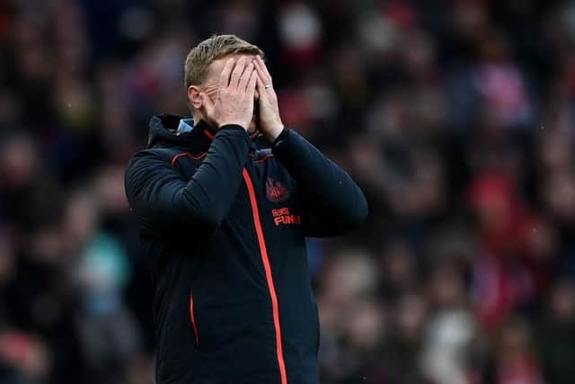 Eddie Howe saw his side fall to another defeat at The Emirates (Photo by Shaun Botterill/Getty Images)