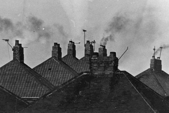Clean air enforcement notices throughout much of Cleveland and Durham meant that these smoking chimneys at Horden were becoming a much rarer sight.